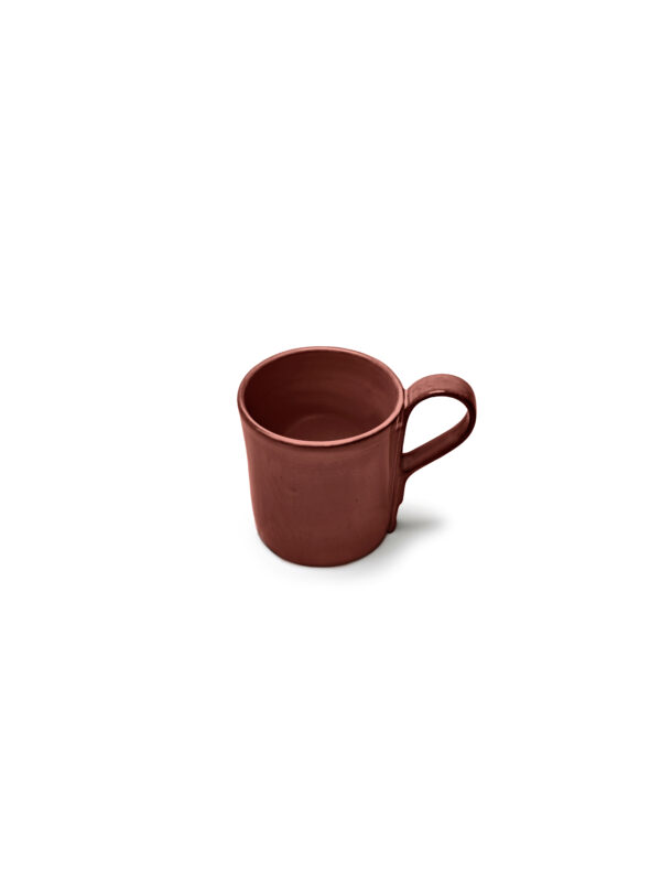 Coffee Cup handle Venetian red la mere