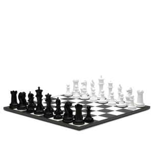 שחמט שחור נגד לבן
