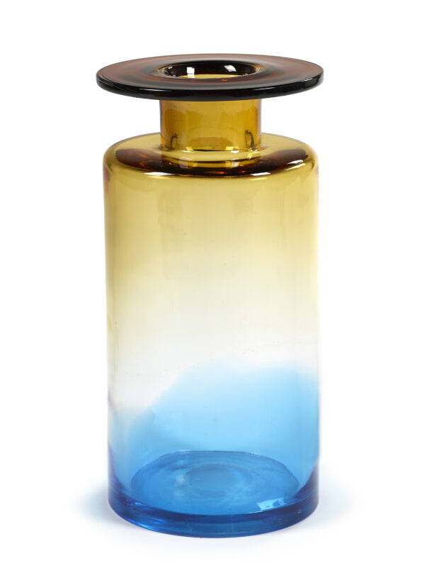 Vase L Amebr & Blue Wind & Fire