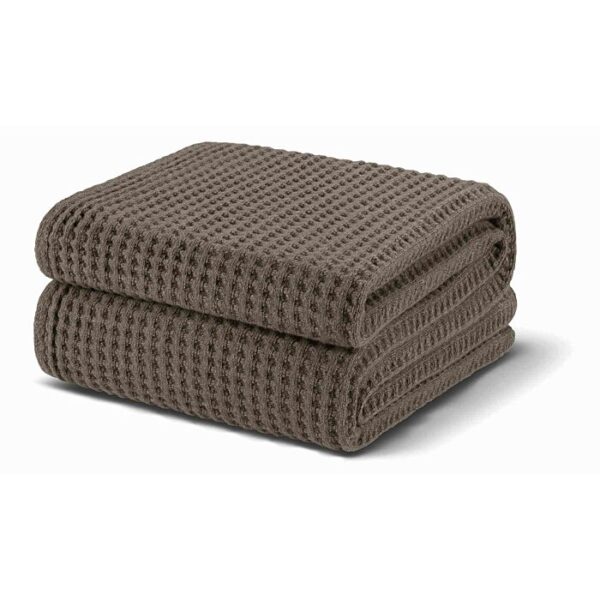 שמיכת טלויזיה וואפל חום