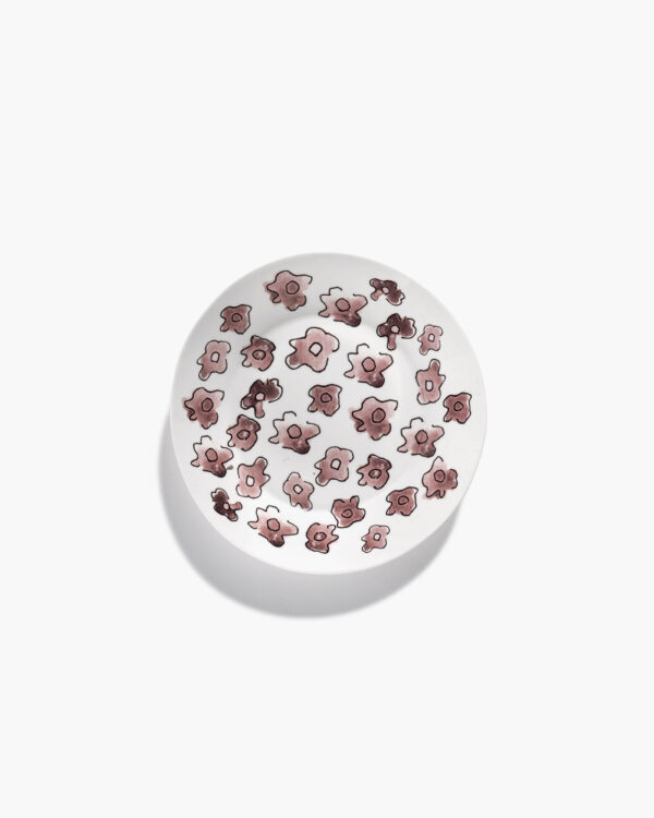 צלחת עמוקה L פרח ויולה (26 ס"מ)