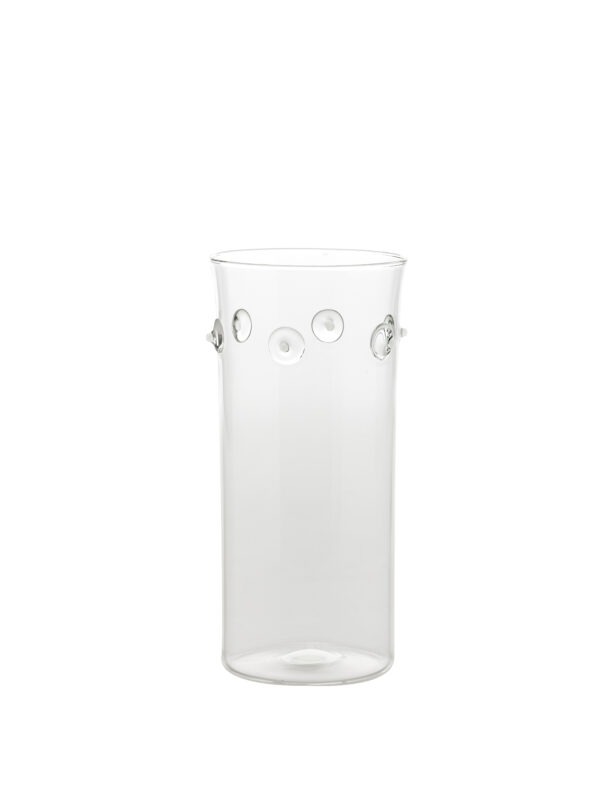 צילינדר שקוף ולבן
