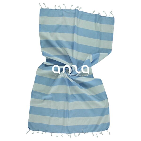 מגבת בריכה Light Blue Stripes