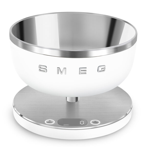 משקל דיגיטלי SMEG בצבע לבן